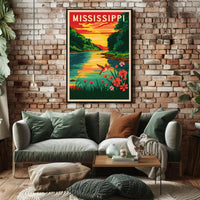 Mississippi Nature Scene Poster