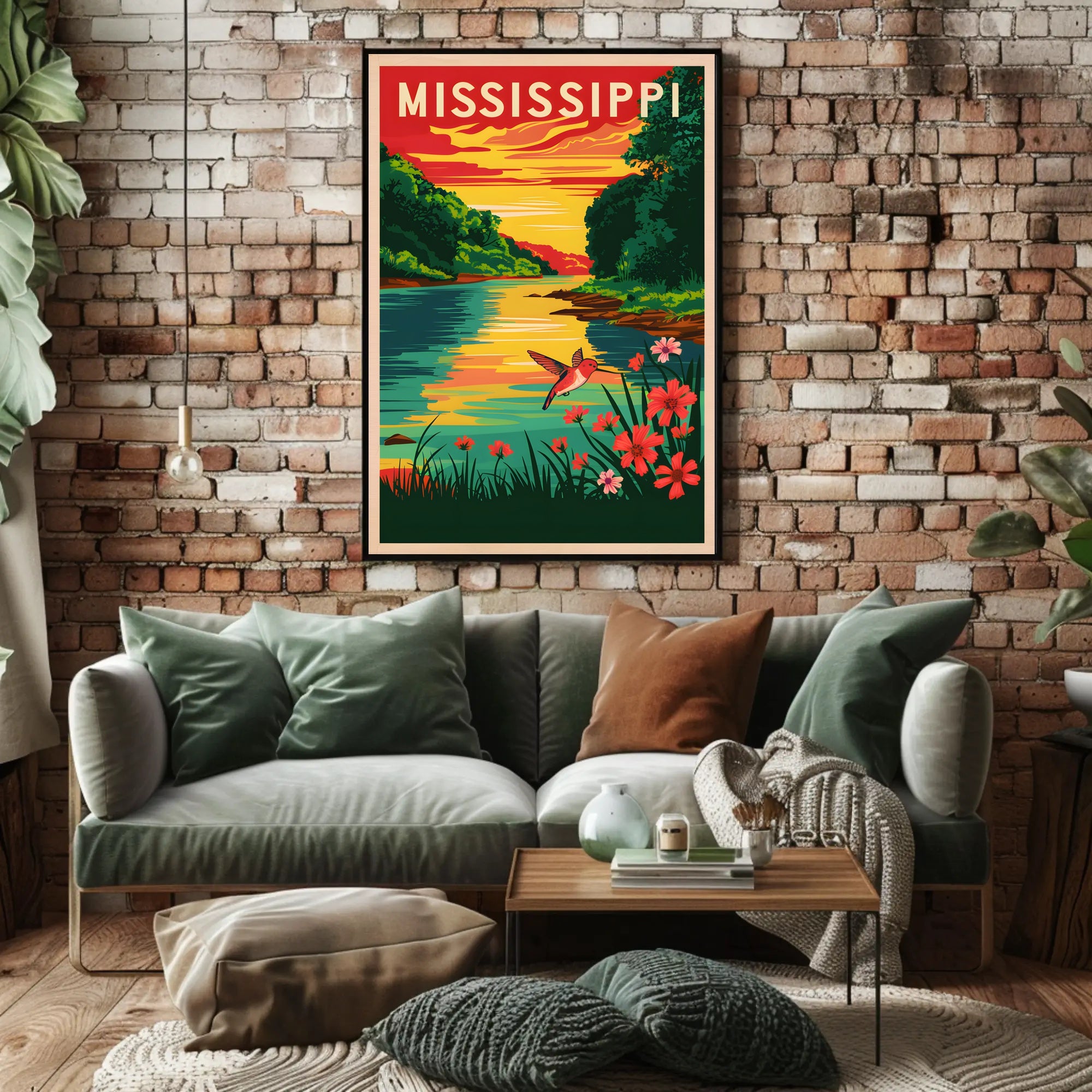 Mississippi Nature Scene Poster