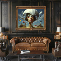 Surreal Dreamscape with Melting Hat Fantasy or Mythology Poster