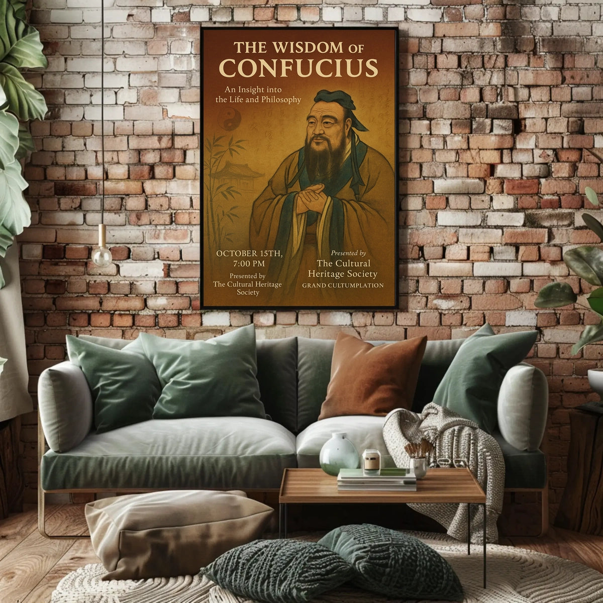 The Wisdom of Confucius Poster