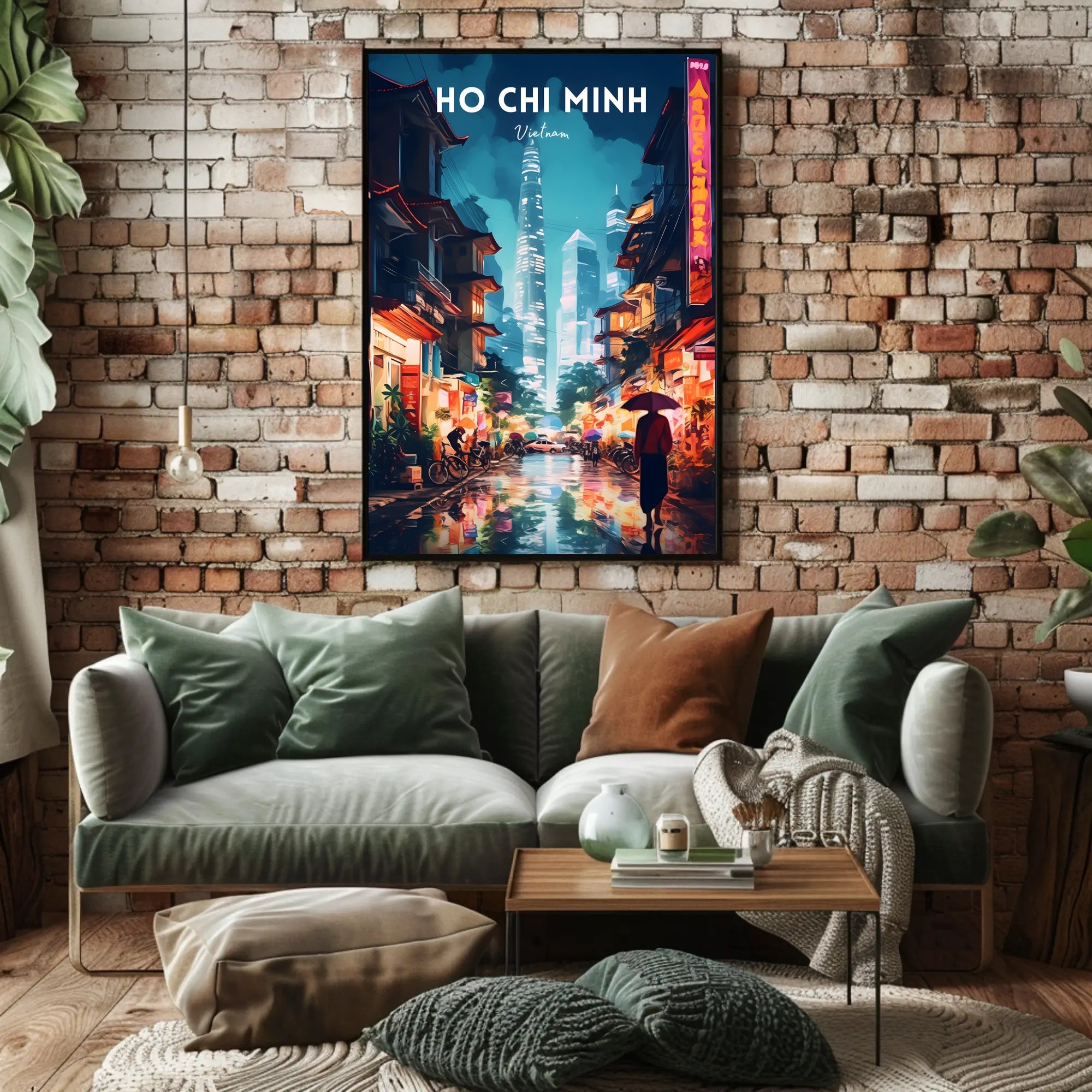 Ho Chi Minh Cityscape Poster