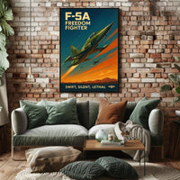 F-5A Freedom Fighter Poster PosterGoat