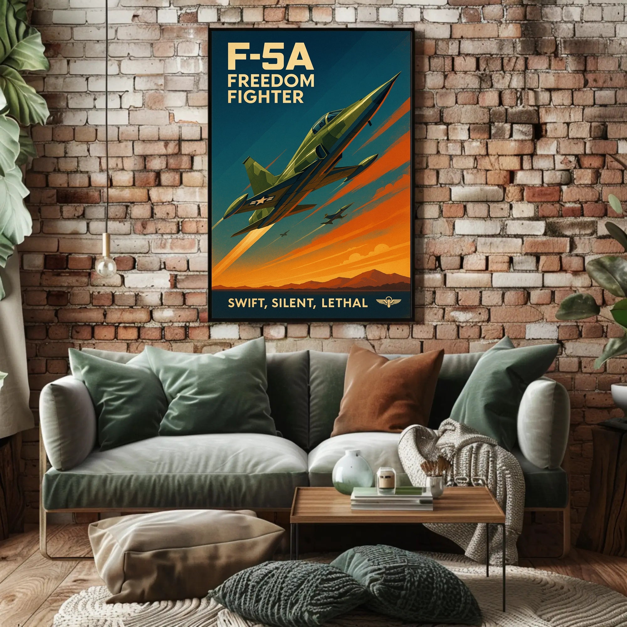 F-5A Freedom Fighter Poster PosterGoat