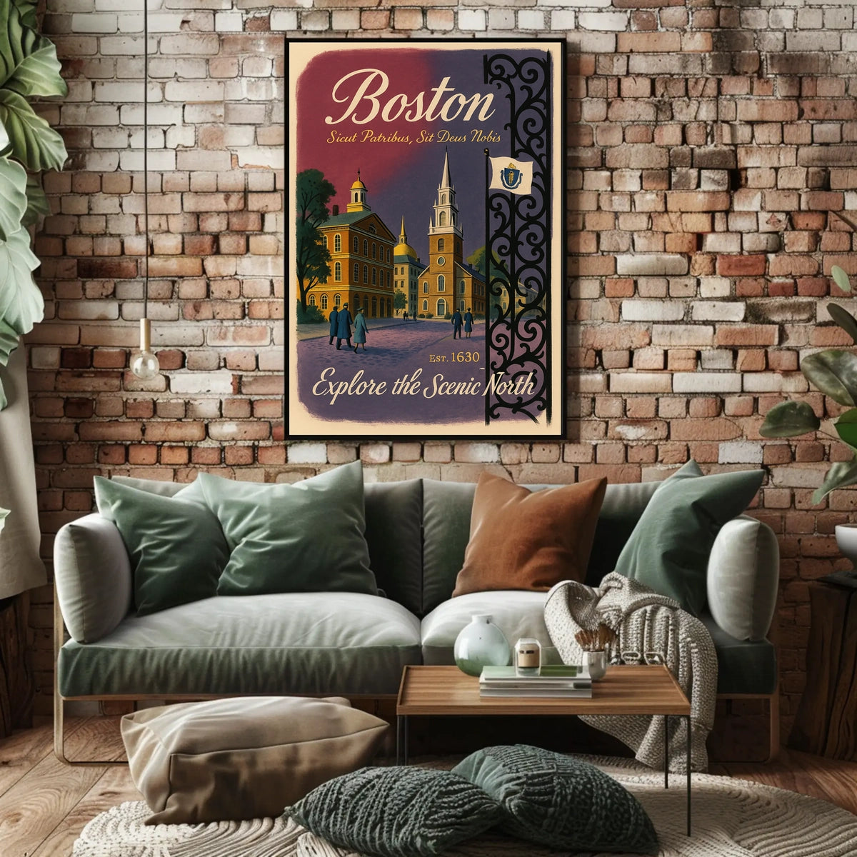 Explore Boston Poster