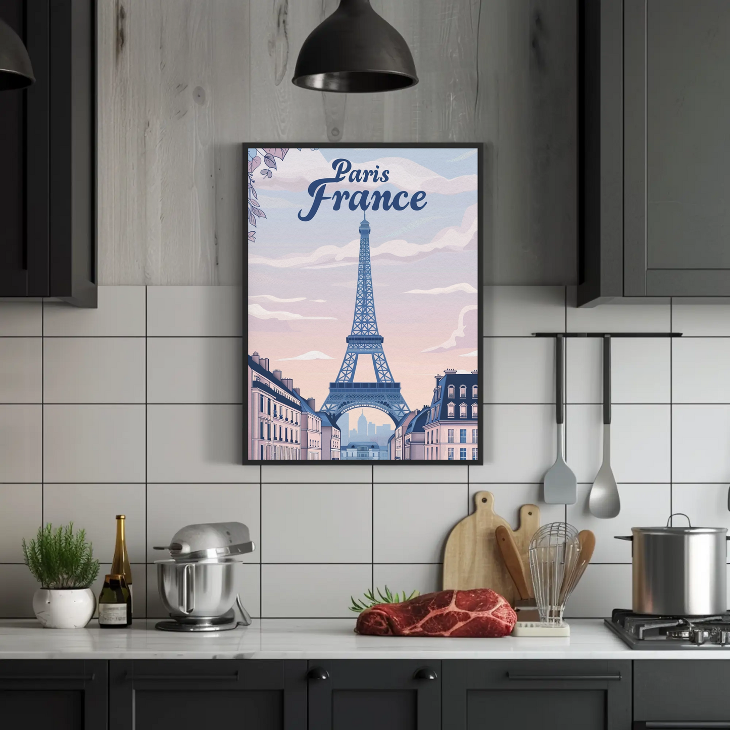 Paris France – Eiffel Tower at Sunset