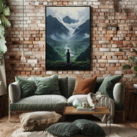 Serenity In The Mountains Poster