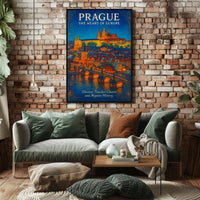 Prague The Heart of Europe Poster