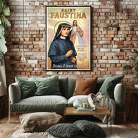 Saint Faustina Poster PosterGoat