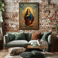 St. Philomena The Light of Faith Poster