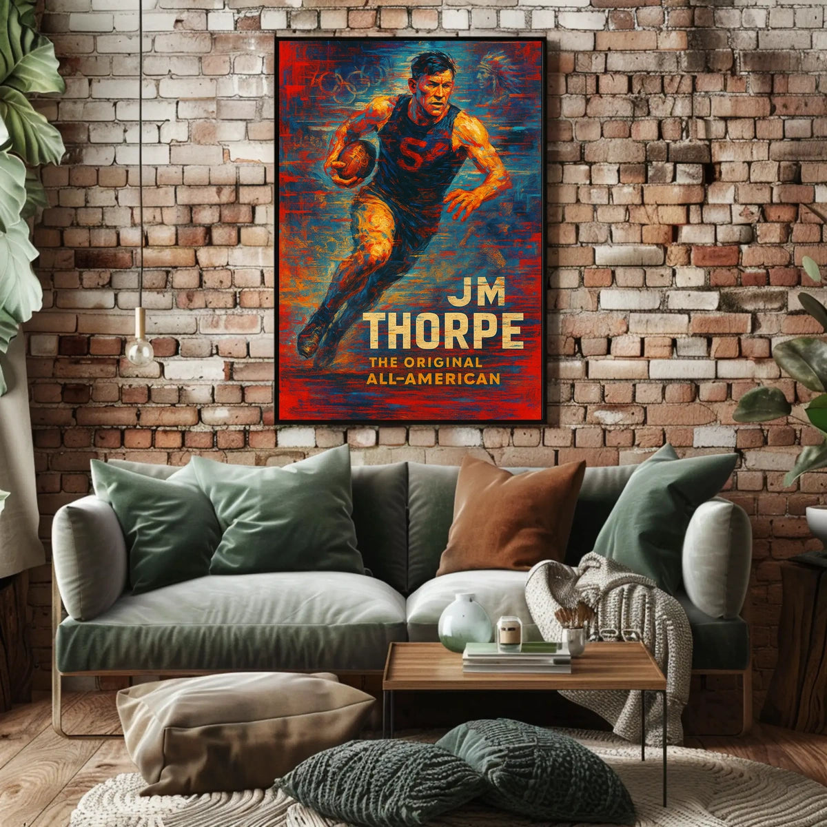 The Original All-American Jim Thorpe Poster