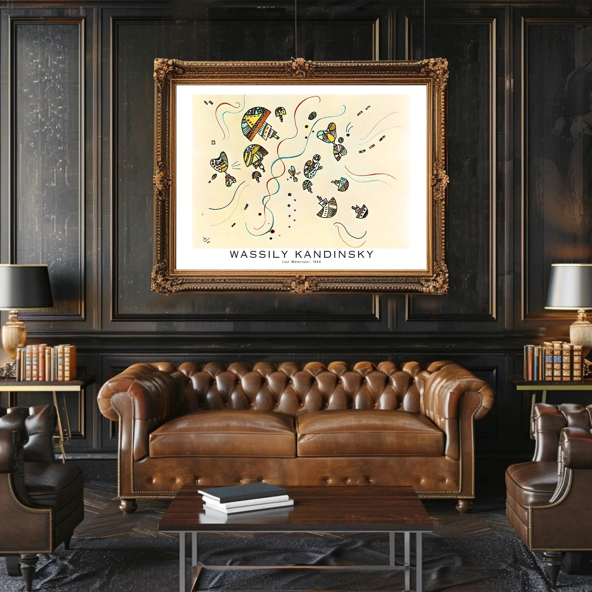 Wassily Kandinsky Last Watercolor Poster