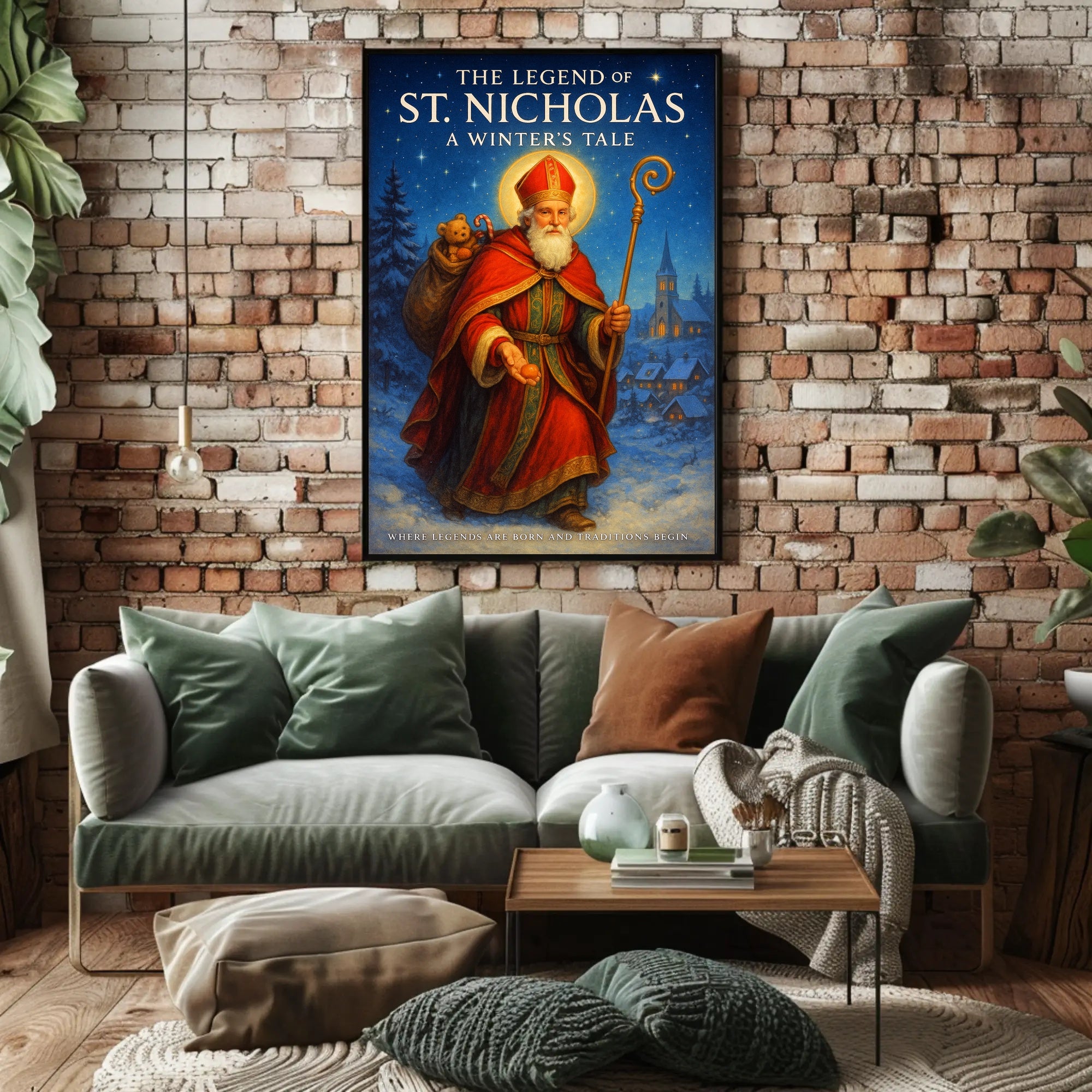 The Legend of St. Nicholas Poster PosterGoat