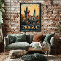 Prague A Timeless Cityscape Poster