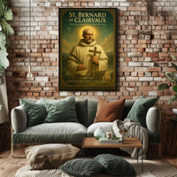 St. Bernard of Clairvaux Poster PosterGoat