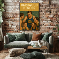 Hardwood Heroes March Madness 1961 Poster