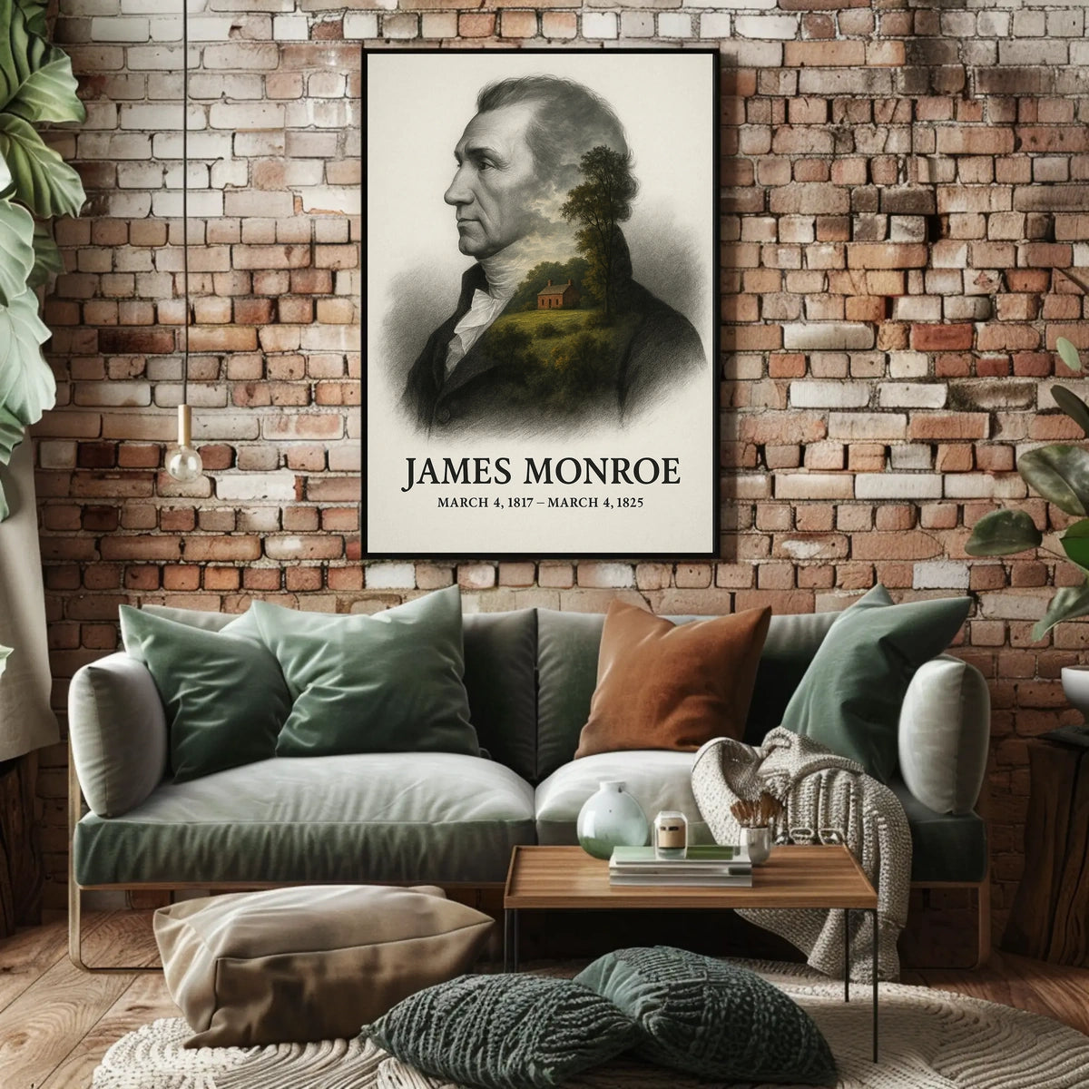 James Monroe 5th President of the United States Reflections Poster