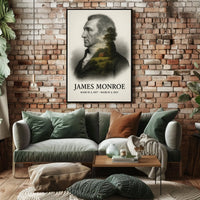 James Monroe 5th President of the United States Reflections Poster