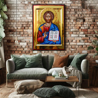 Icon of Christ Pantocrator Poster