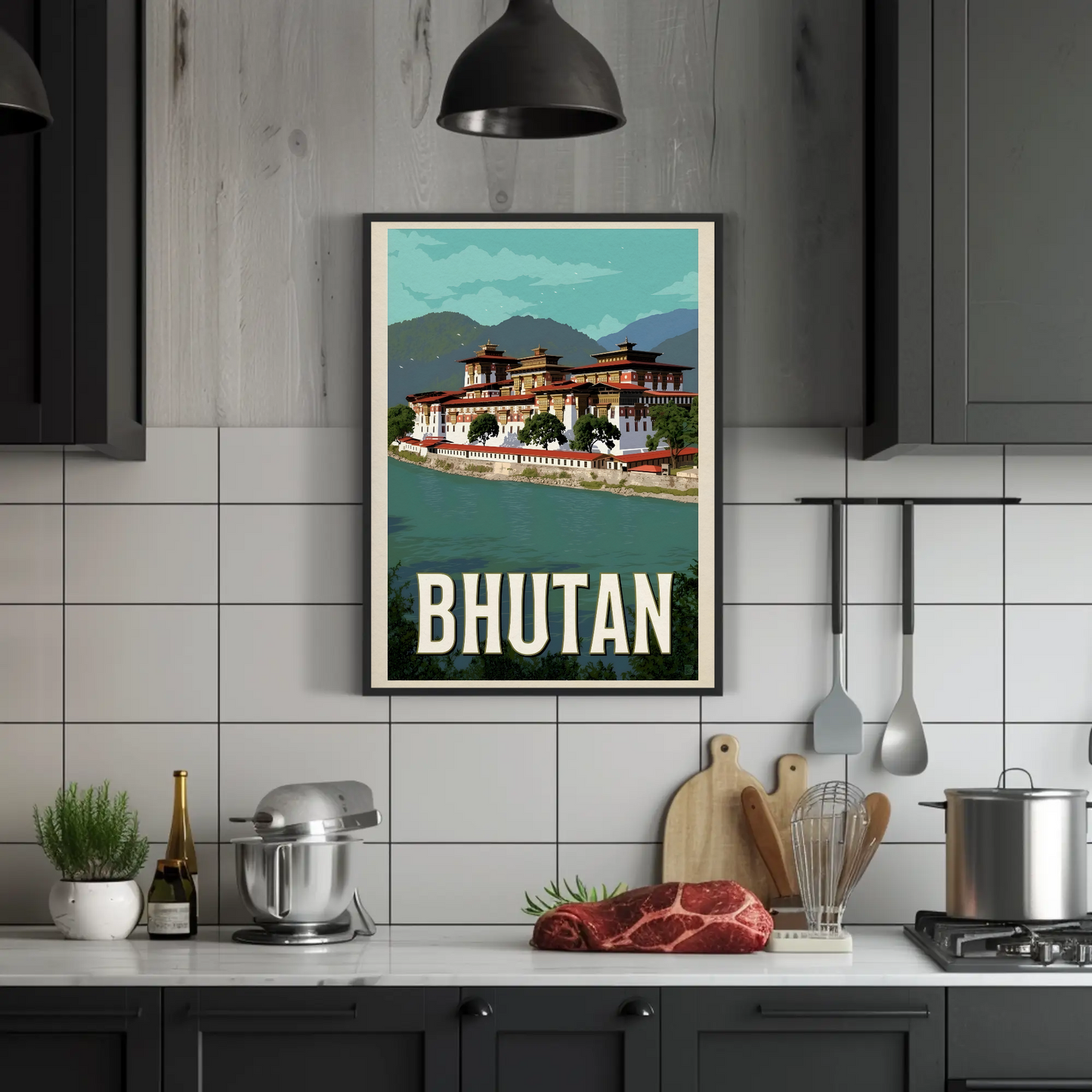 Vintage Poster Bhutan