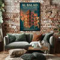 Al Balad The Old City Of Jeddah Poster