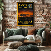Las Vegas City Edition Poster