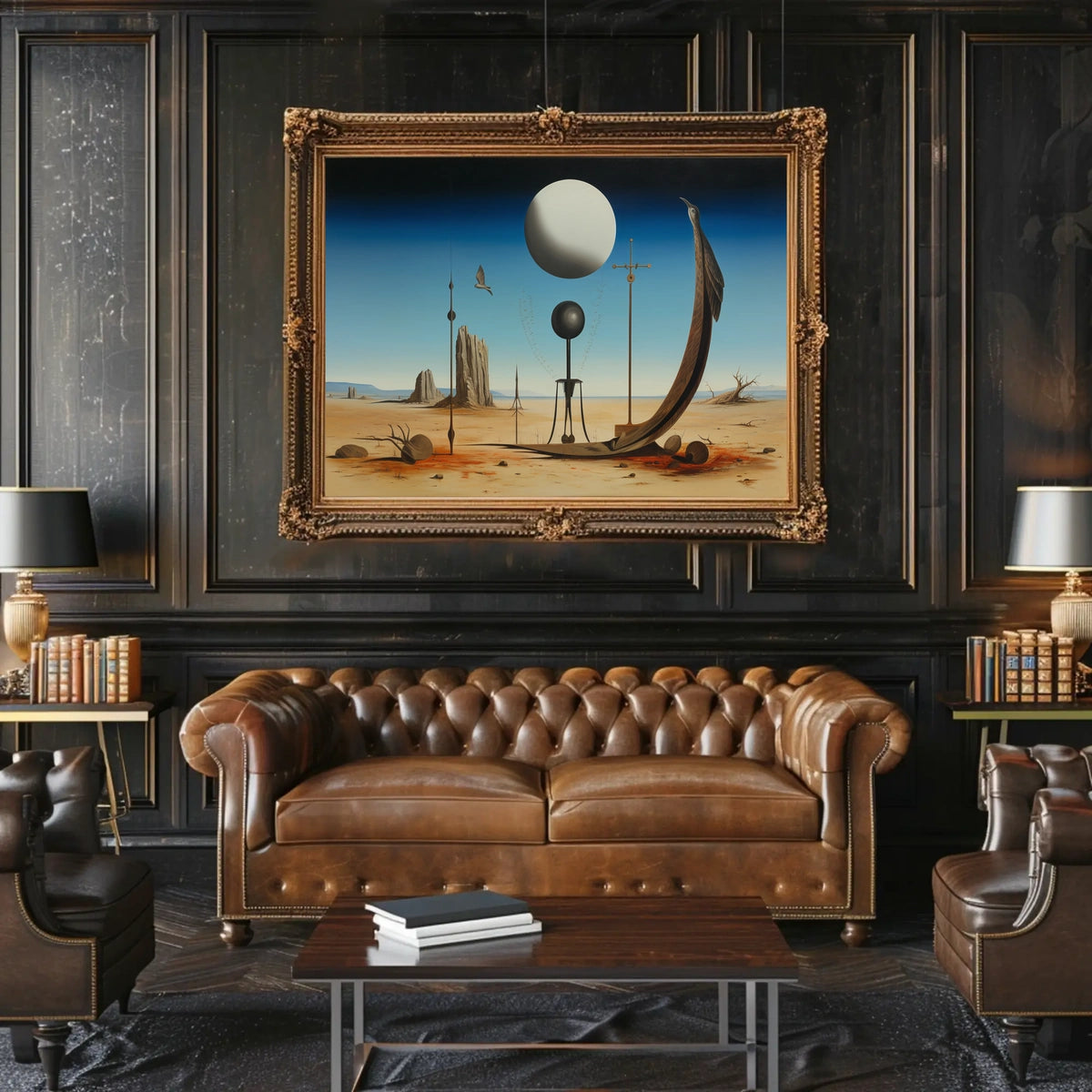 Surreal Desert Landscape Surreal Poster