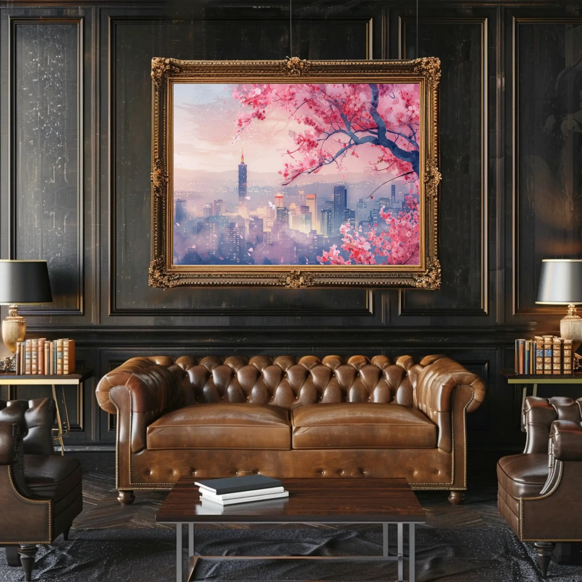 Blossoms Over Taipei Poster