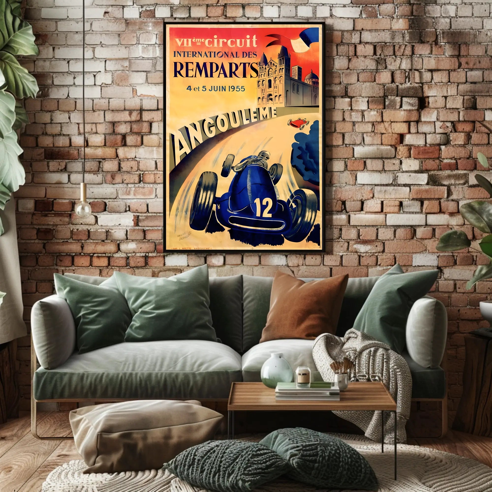 Circuit des Remparts 1955 Poster