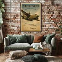 C-123 Provider Heavy-Lift Legacy Poster PosterGoat