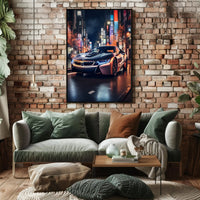 Sleek Night Drive Poster PosterGoat