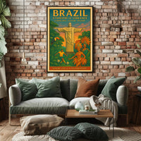 Brazil A Tapestry of Vibrance Poster