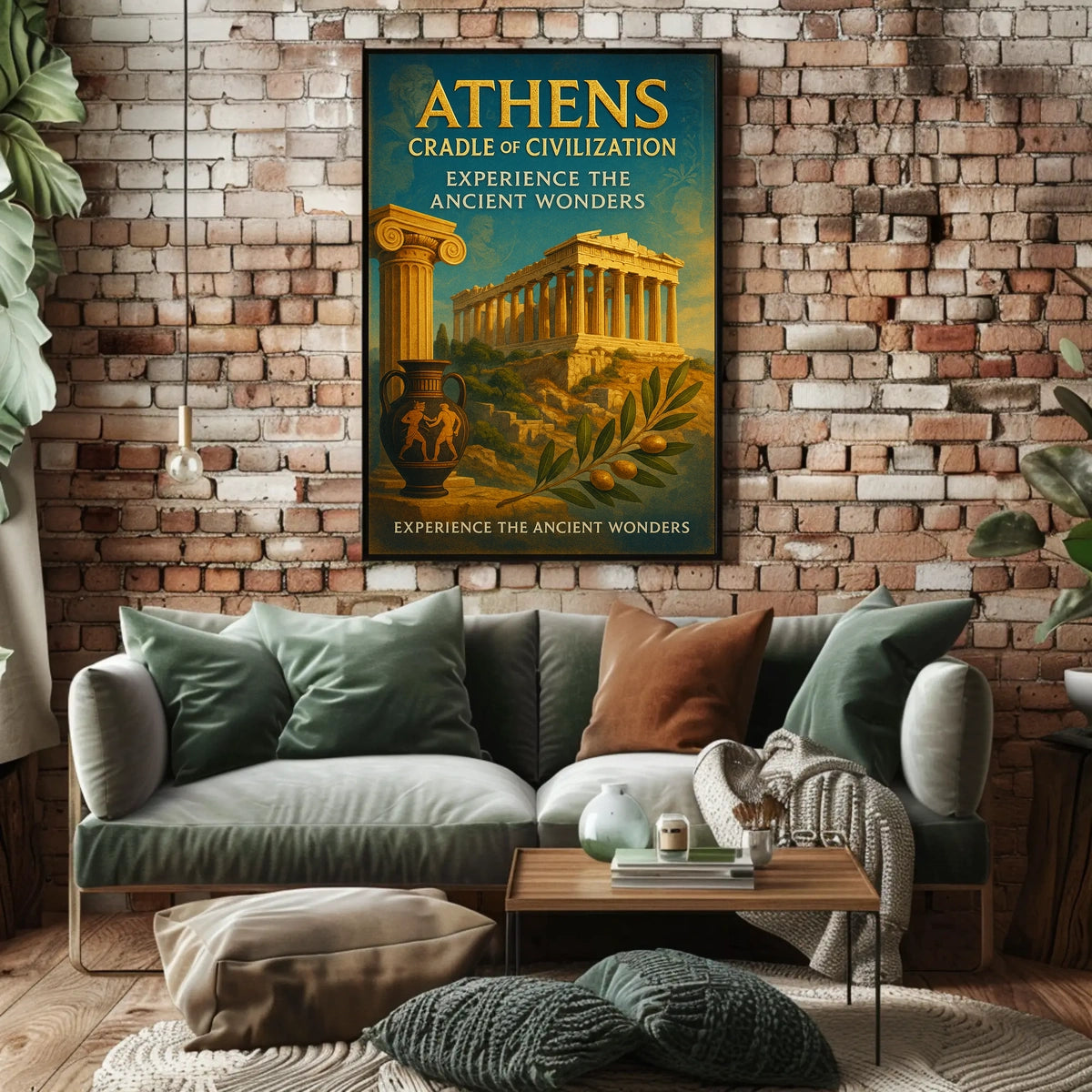 Athens Cradle of Civilization Poster