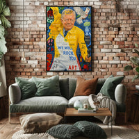 Vibrant Peaceful Musical Expression Poster - Abstract, Artistic, or Pop Culture Poster