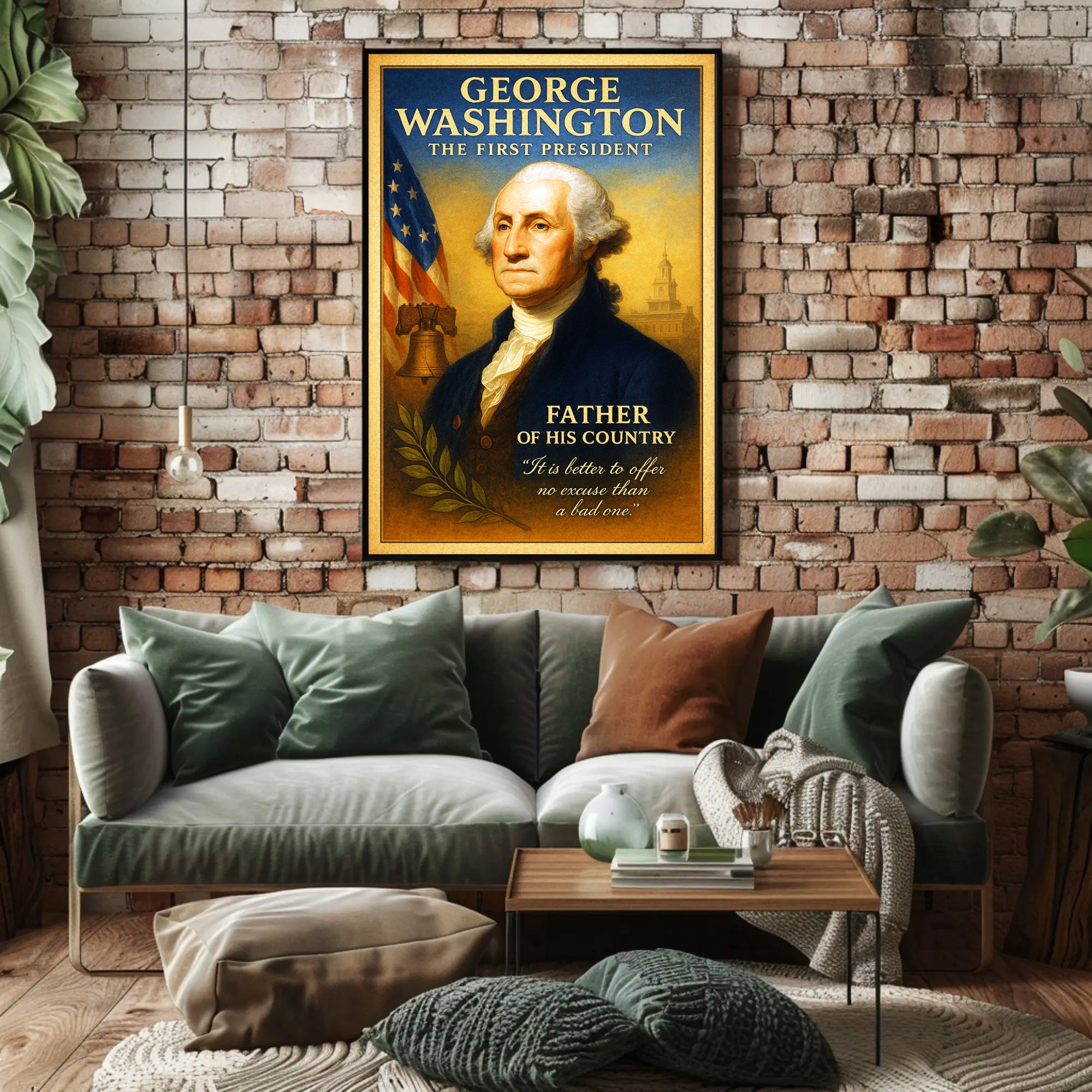 George Washington The First President Poster PosterGoat