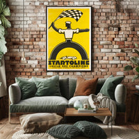 Startoline Racing Oil Poster