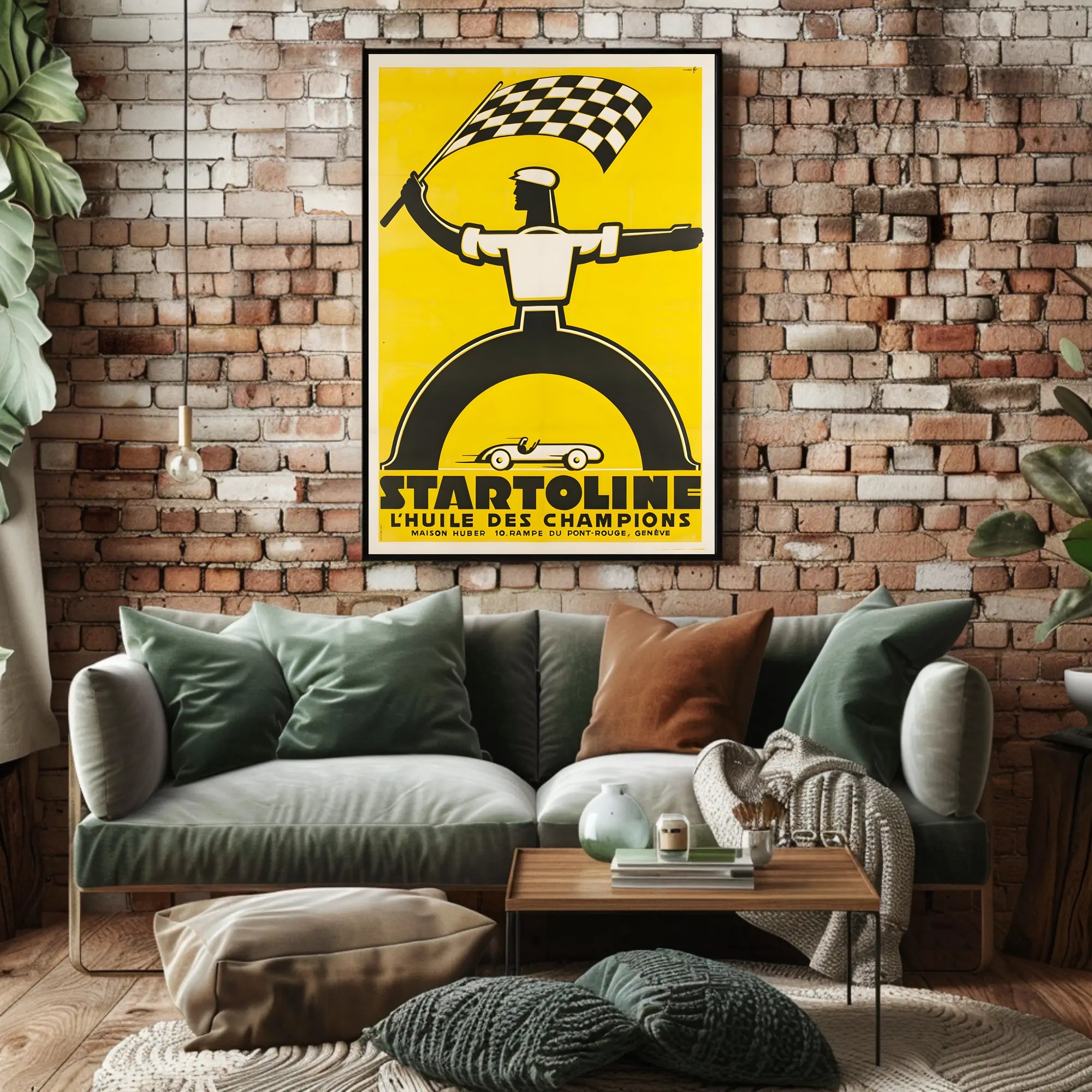 Startoline Racing Oil Poster