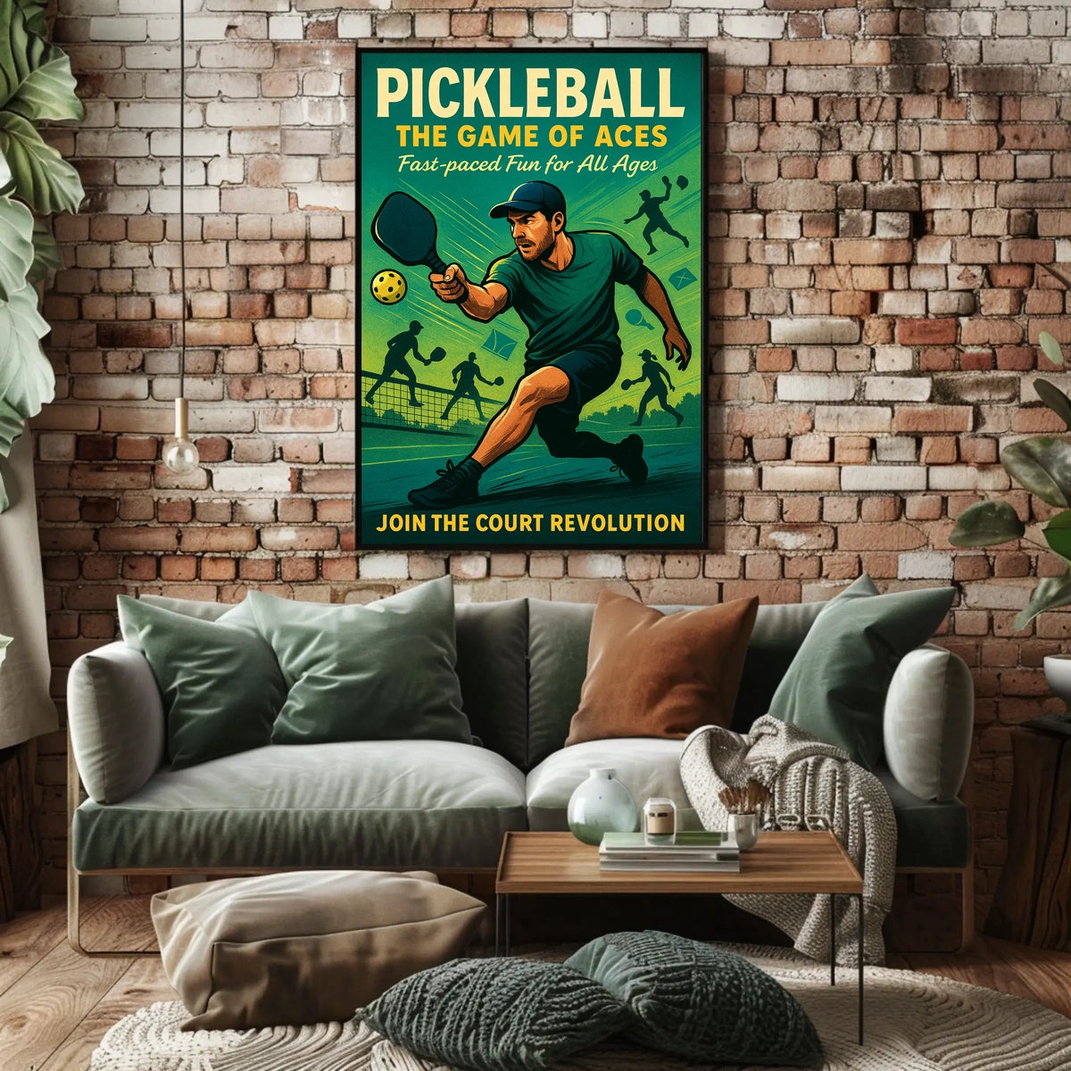 Pickleball The Game of Aces Poster