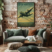 C-130 Hercules Airlift Legend Poster PosterGoat