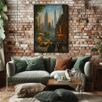 City Lights and Dreams Poster