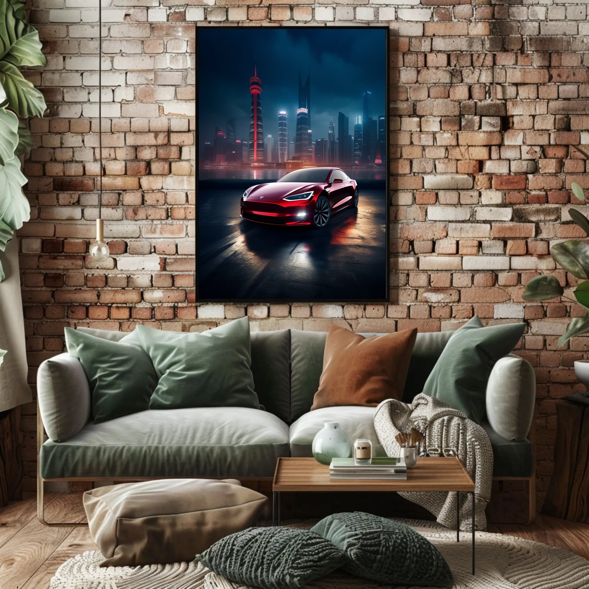 Sleek Elegance in the City Poster PosterGoat
