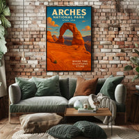 Arches National Park Poster Timeless Stone Sculpts Nature