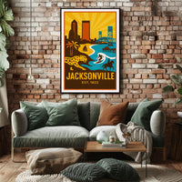 Jacksonville Established 1822 Poster PosterGoat