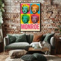 Monroe Pop Art Poster