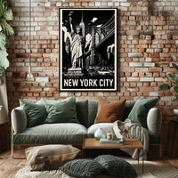 Iconic New York City Poster