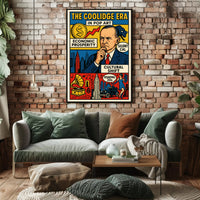 The Coolidge Era in Pop Art Poster PosterGoat
