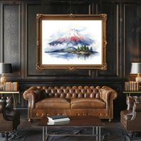 Majestic Mountain Landscape Poster