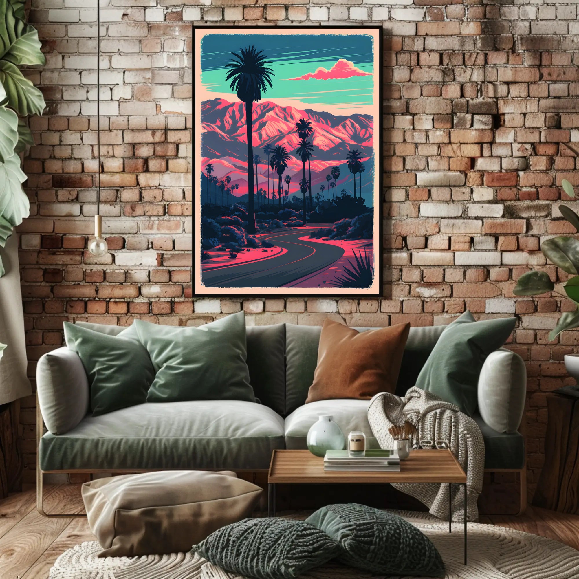 Desert Sunset Serenity Poster