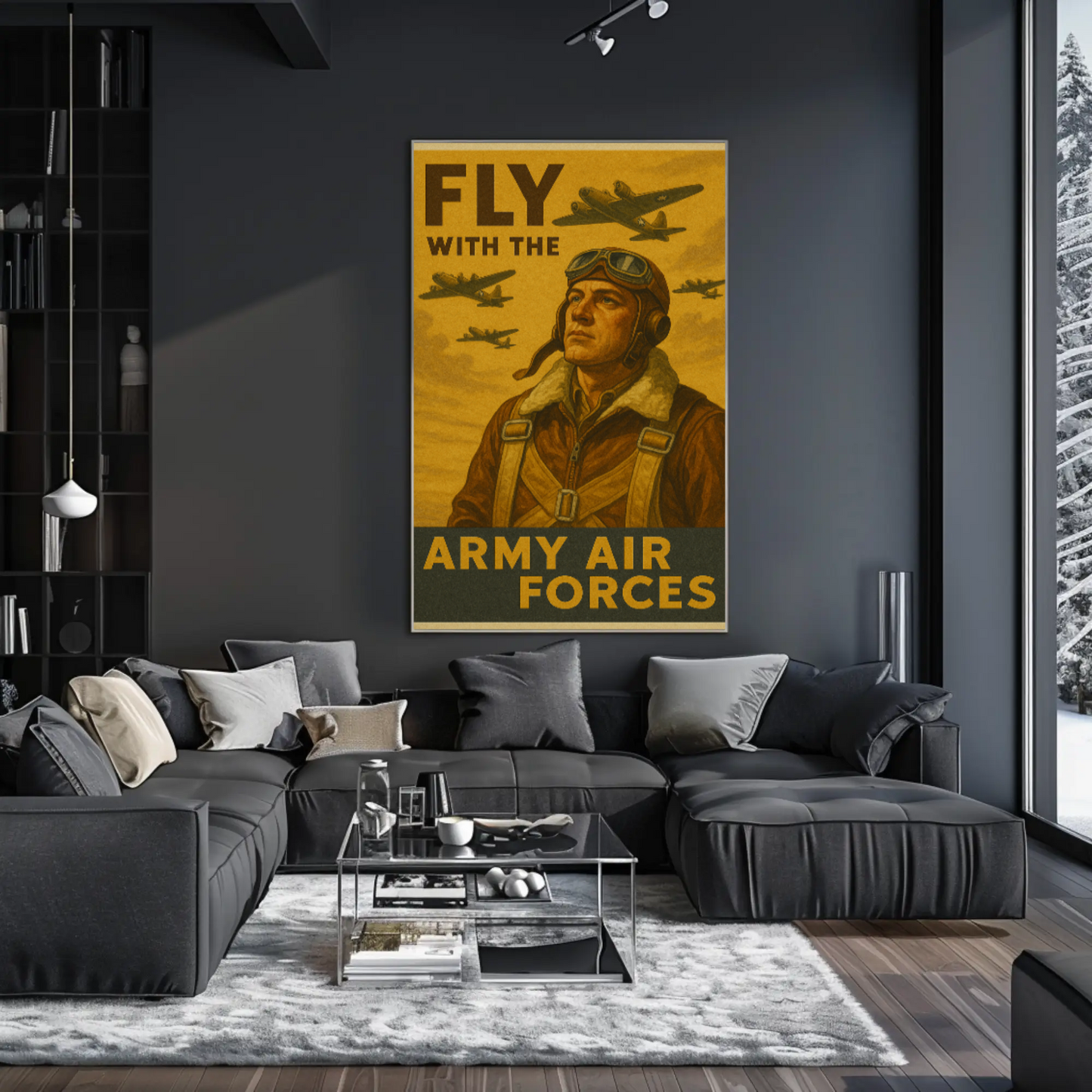 Fly with the Army Air Forces Recruitment Poster