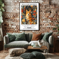 Elegantly Crafted Corgi Design: Abstract or Artistic Poster
