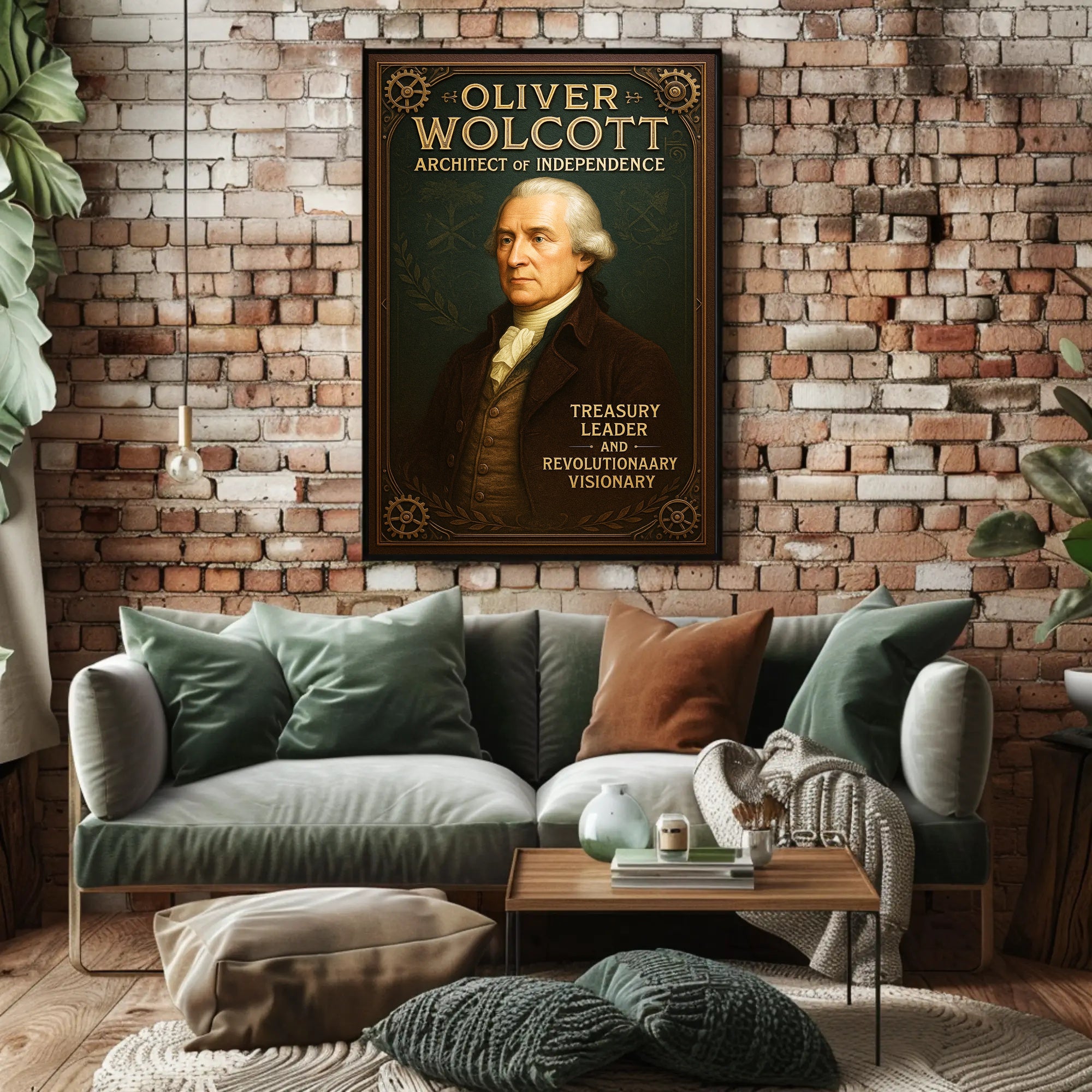 Oliver Wolcott Architect of Independence Poster PosterGoat
